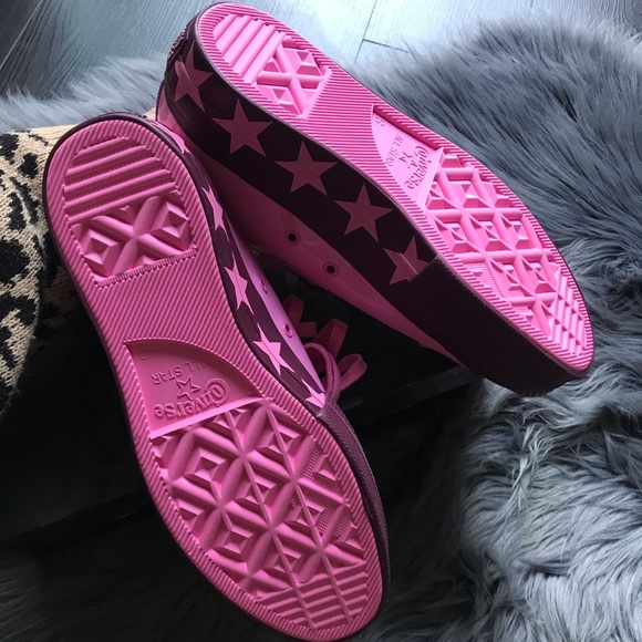 NEW 🤩 MILEY X CONVERSE LIFT PATENT ALLSTAR - Picture 4 of 8